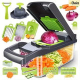 14-in-1 Multifunction Vegetable Chopper Slicer, Fruit &amp; Potato Cutter, Cheese Grater, Onion Grinder, Carrot Shredder, Salad Chopper Premium Quaity of Vegetable Slicer Easy To Use For Kitchen Design By Nexa Hub