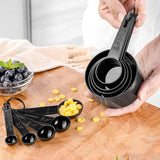 10pcs Kitchen Measuring Spoons & Cups Scales Spoons Sets Teaspoon Coffee Sugar Scoop Cake Baking Flour Measuring Cups Kitchen