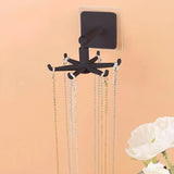 Kitchen Spoon Holder Stand, Rotating 360° Wall-Mounted, Punch-Free, Multi-Purpose Rack for Utensils, Jewelry, and Accessories – 1Pc