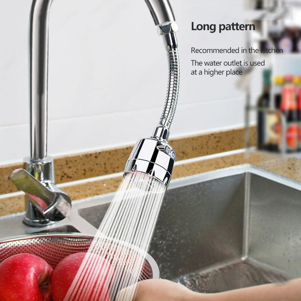 Turbo Flex splash 360 degree swivel tap water filter nozzle bathroom faucet