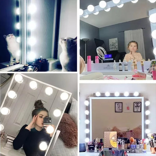 2025 Vanity Mirror Lights Kit Adjustable Color And Brightness With 10 LED Light Bulbs Fixture Strip For Makeup