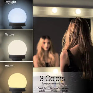 2025 Vanity Mirror Lights Kit Adjustable Color And Brightness With 10 LED Light Bulbs Fixture Strip For Makeup