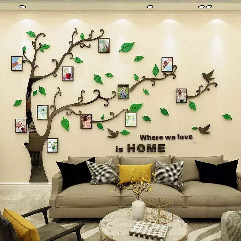 New Arival 3D Wooden Wall leave photo/picture With Large Size Wooden leave Photos Frame, Modern home decor Stylish Wall Design