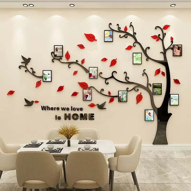 New Arival 3D Wooden Wall leave photo/picture With Large Size Wooden leave Photos Frame, Modern home decor Stylish Wall Design