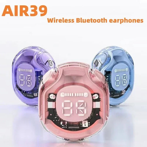 Air39 Wireless Earphone Bluetooth 5.3 Headphones Sport Gaming Headsets Noise Reduction Bass Earbuds