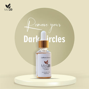Mol20 Coffee Serum – Anti-Wrinkle & Dark Circle Remover for Youthful Eyes | 5% Caffeine & EGCG, Vegan, Free-From Formula | 100ml