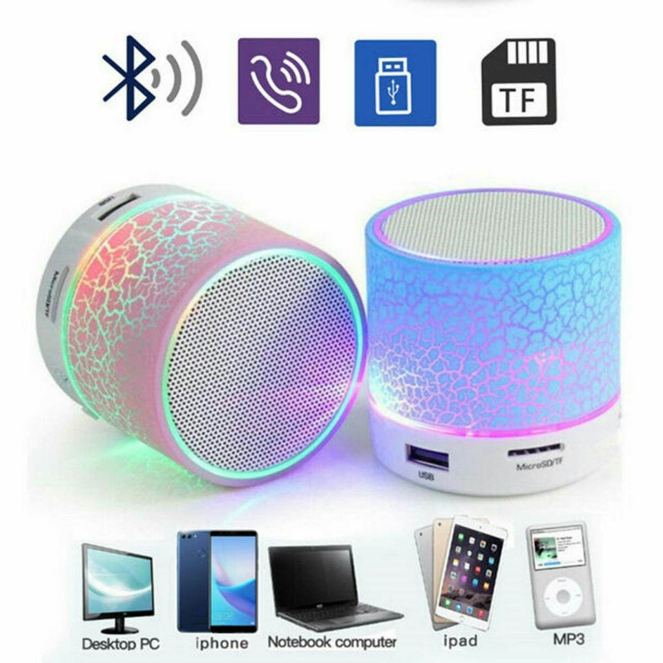 Mini Portable Bluetooth Speaker with Light – Compact Powerhouse of Sound and Style Experience sound like never before with the S-10 Mini Portable Bluetooth Speaker with Light — the perfect fusion of portability, performance, and personality