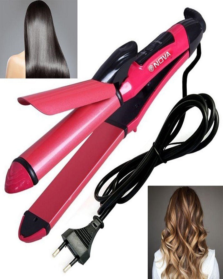 2in1 Hair Straightner and Curler (Heavy duty machine)