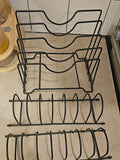 kitchen organizers Cutting Board Holder Chopping Board Organizer Sink Organizer-Kitchen Racks for Plates Plate Holder Stand,Dish Holder,Kitchen Pan Holder,Storage Rack-Pot Lid Holder Stand-Kitchen Accessory Rack