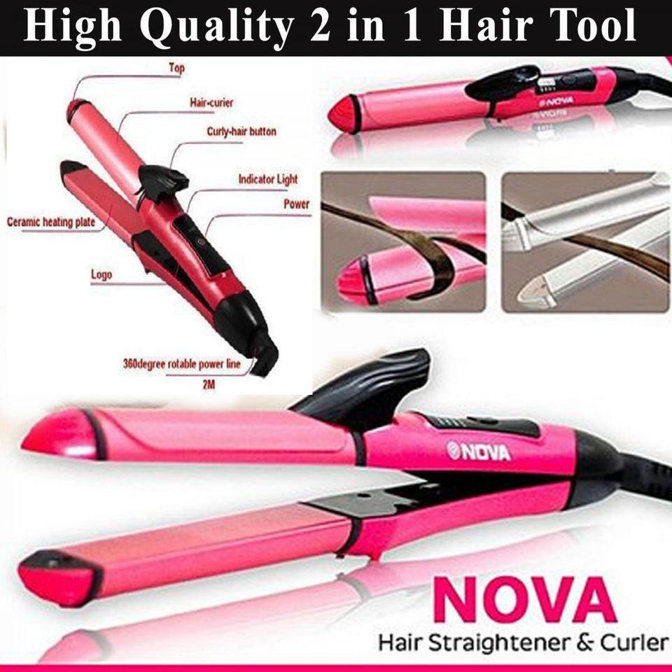 2in1 Hair Straightner and Curler (Heavy duty machine)